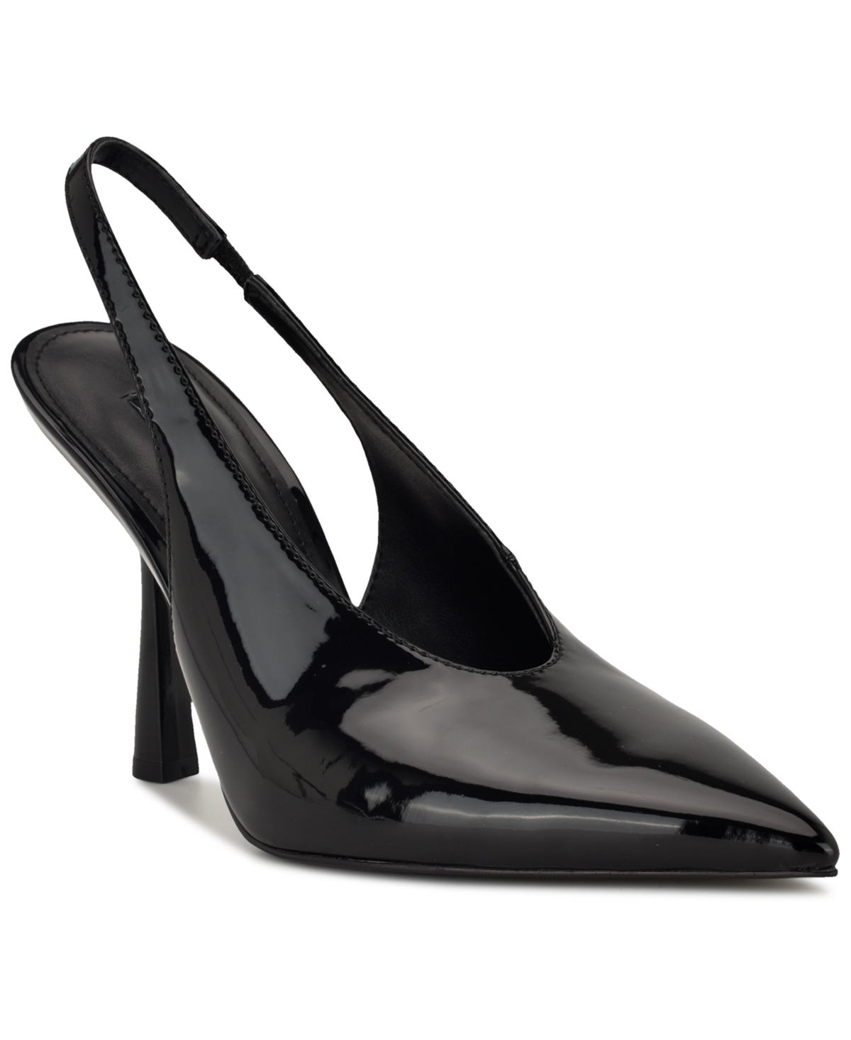 Nine West Women's Kates Pointy Toe Dress Slingback Pumps In Black