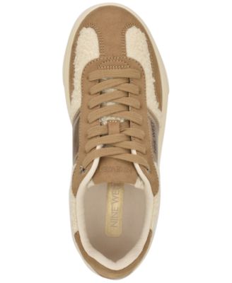 Linehan Round Toe Lace-Up Sneakers