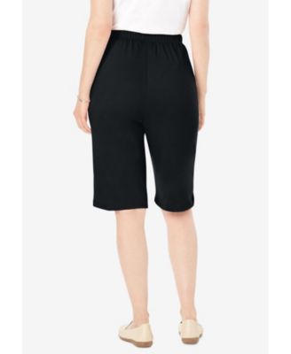 Plus Size 7-Day Knit Bermuda Shorts