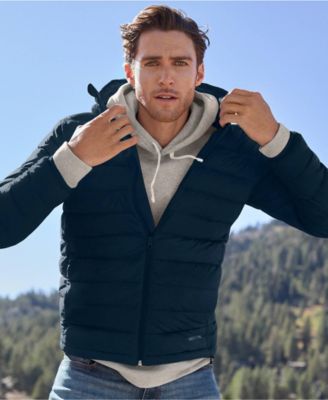 Men's Tall Hooded Wanderweight Packable Down Jacket