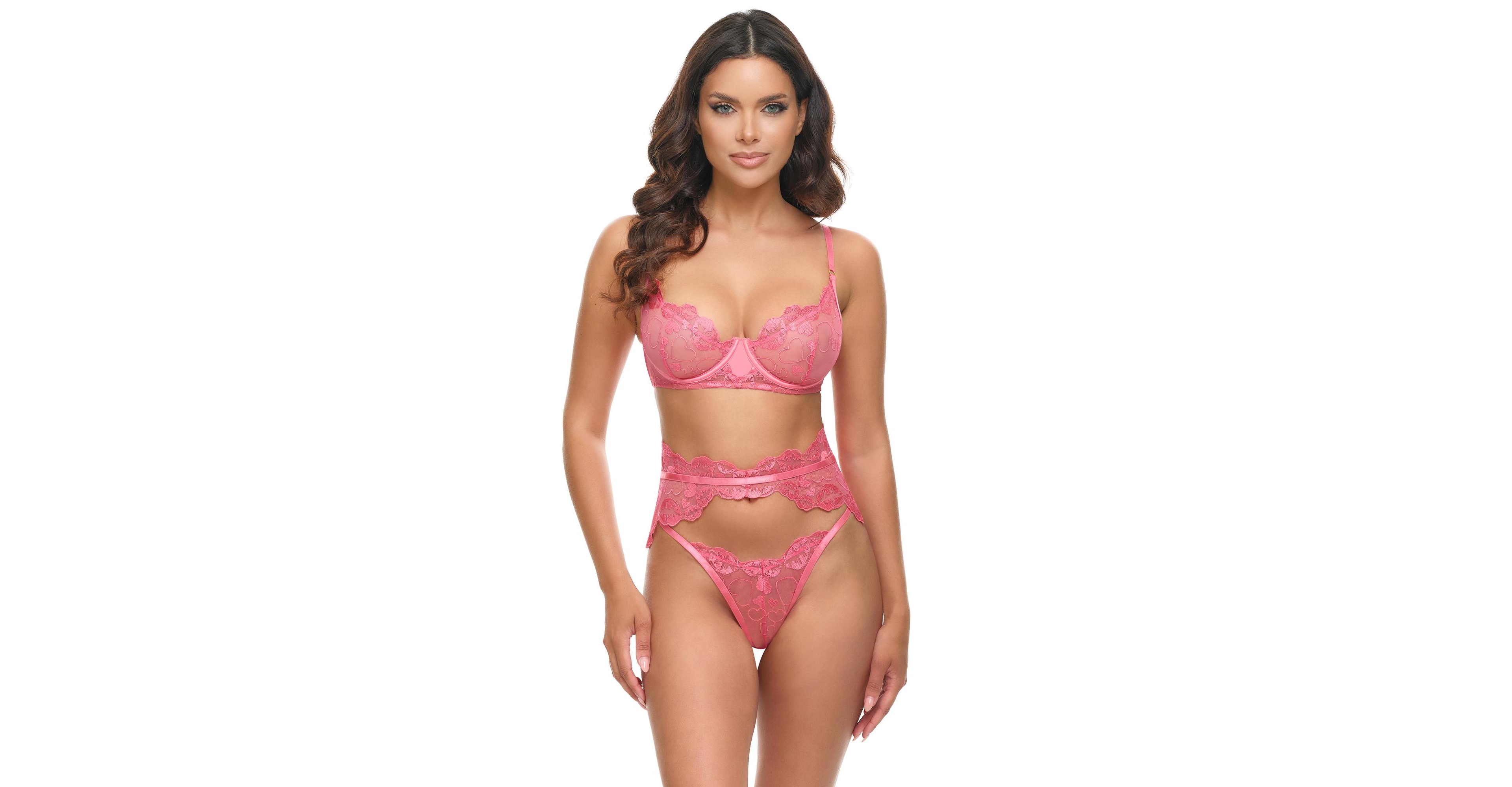 Oh La Cheri Alicia 3 Piece Bra Set