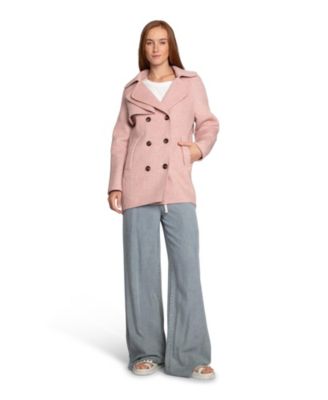 Women's Wanna Be Loved Wool Blend Peacoat