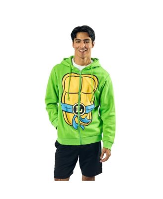 TEENAGE MUTANT NINJA TURTLES Leonardo Long Sleeve Men's Green Cosplay Hoodie-Medium