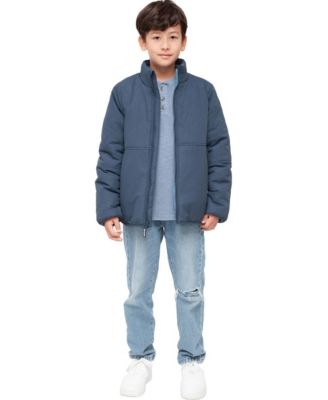 Little and Big Boys' Reversible Lightweight Fleece Jacket