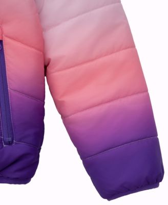 Little and Big Girls' Reversible Fleece Jacket