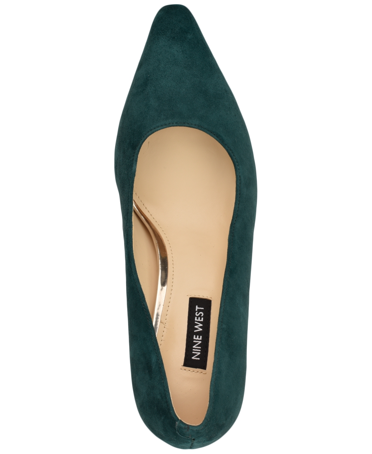 Nine West Women's Monda Block Heel Slip-on Dress Pumps In Green