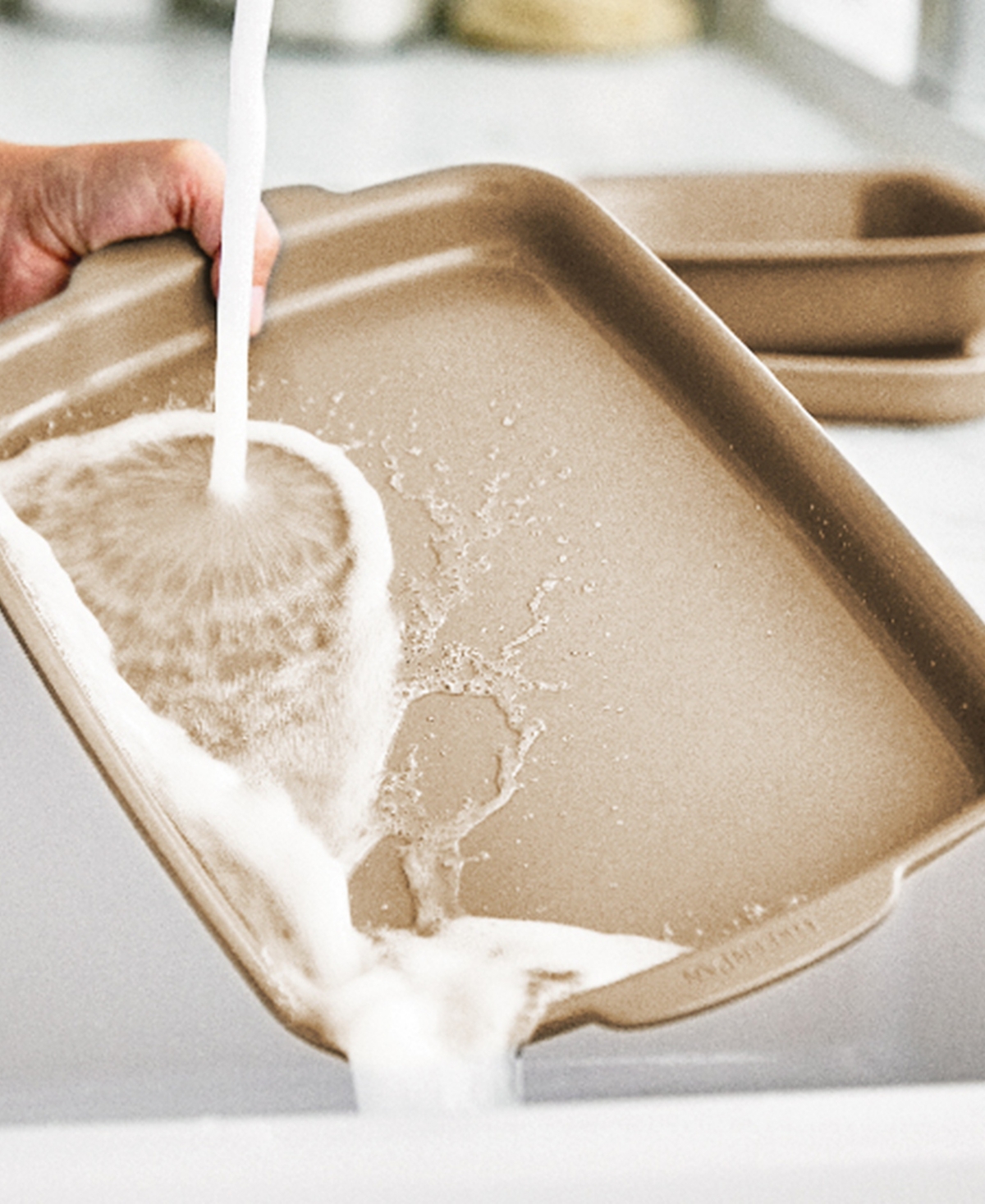 Greenpan Premiere Ceramic Nonstick Ovenware Quarter Sheet Baking Pan In Brown