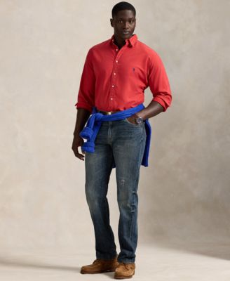 Men's Big & Tall Garment-Dyed Oxford Shirt