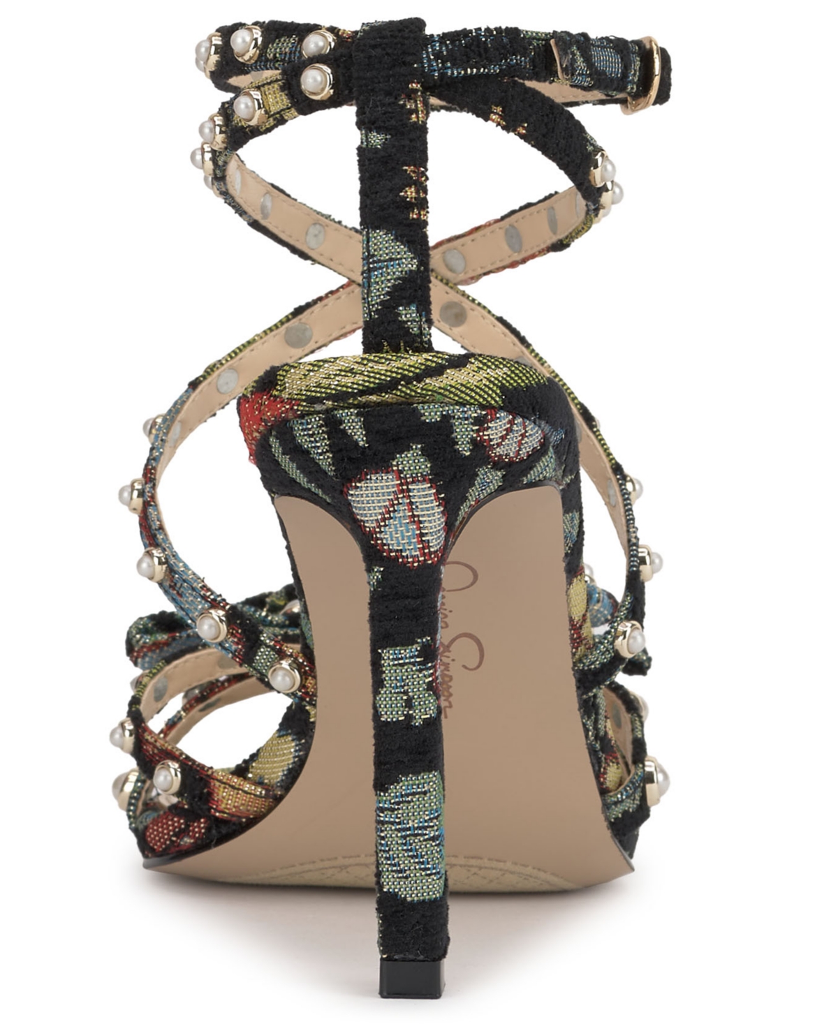 Jessica Simpson Women's Loelva Strappy Studded Dress Sandals In Multi