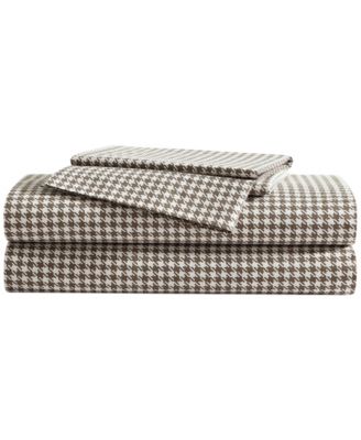 Printed 100% Cotton Percale 4-Pc. Sheet Set, Queen