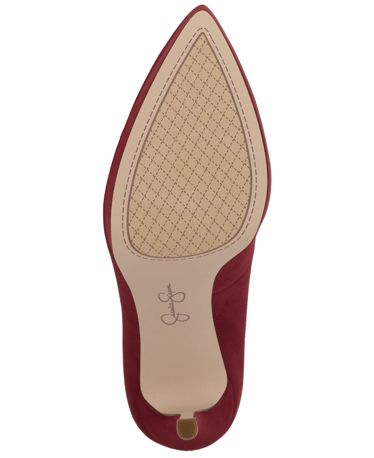 Jessica Simpson Sinelia Pointed Toe Platform Pump In Red