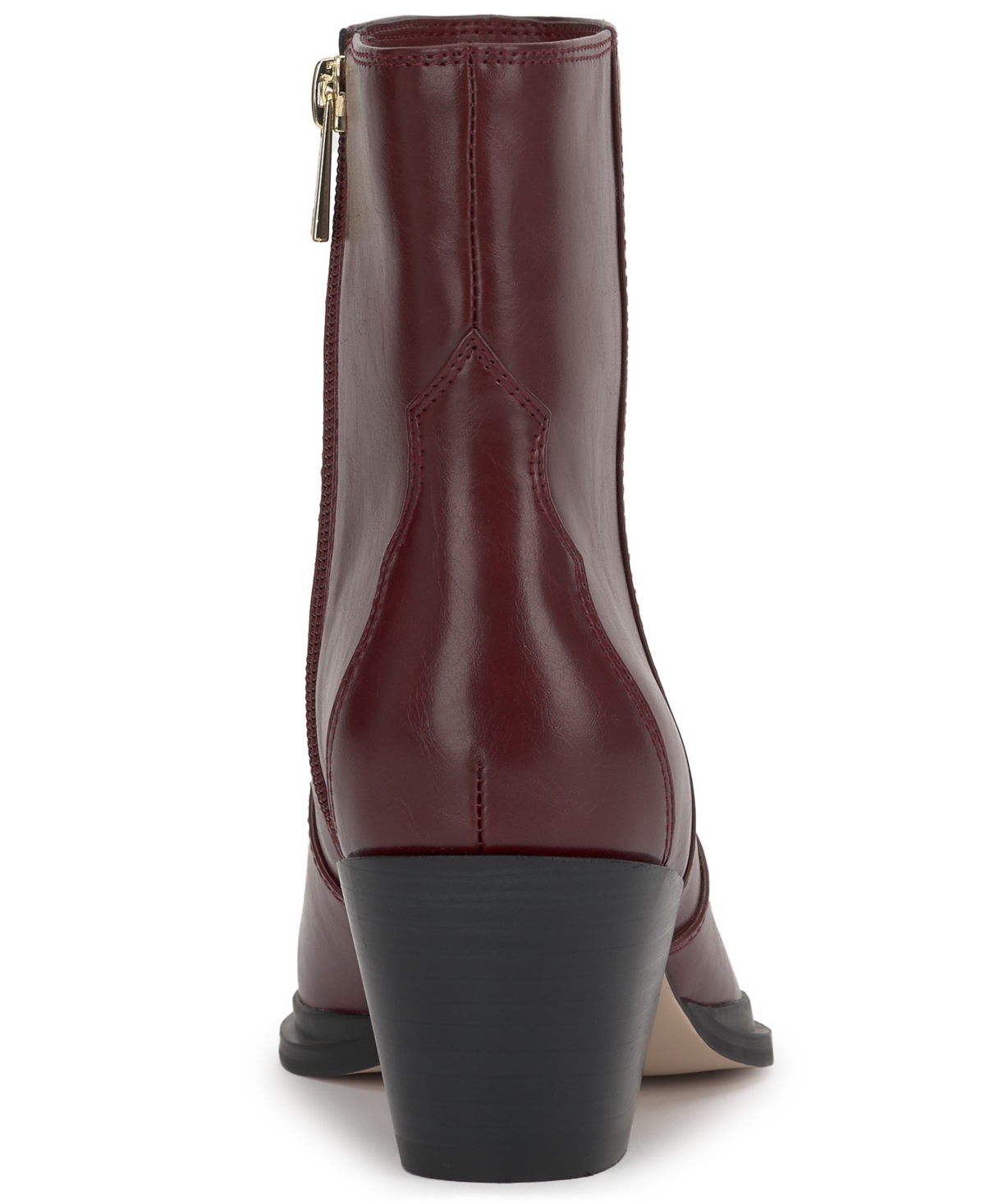 Jessica Simpson Women's Helvona Western Ankle Booties In Burgundy