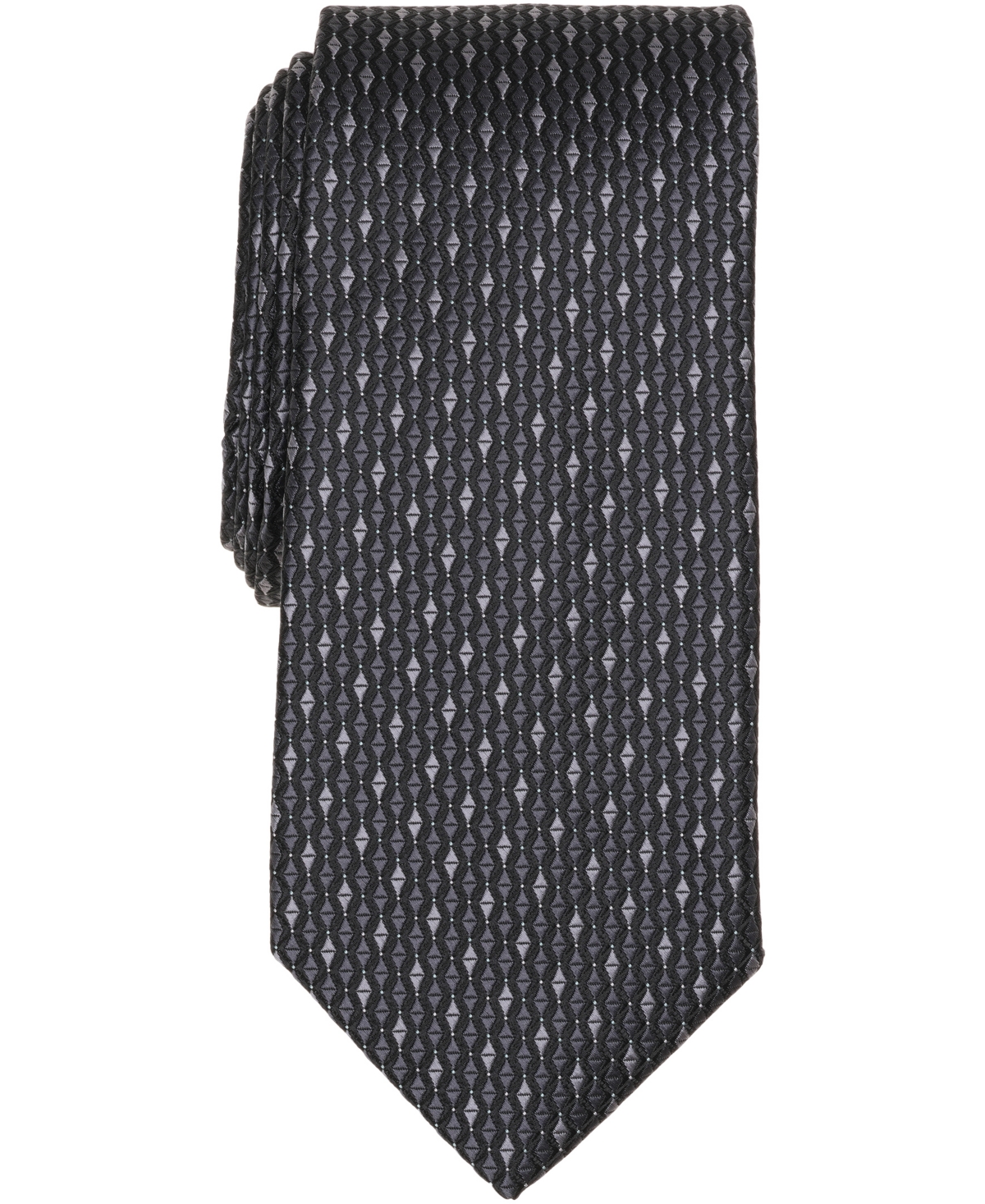 Perry Ellis Portfolio Men's Nilsson Geometric Tie In Black