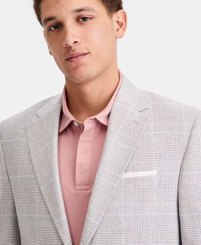 Men's Classic-Fit Linen-Blend Blazer - thumbnail 3