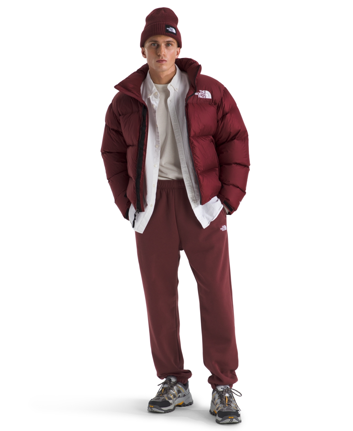The North Face Men's Evolution Simple Dome Pants In Burgundy