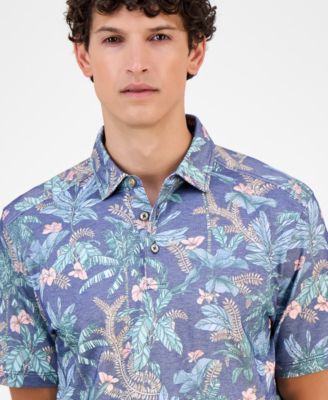 Men's Pima Cotton Blend Bali Jungle Polo Shirt
