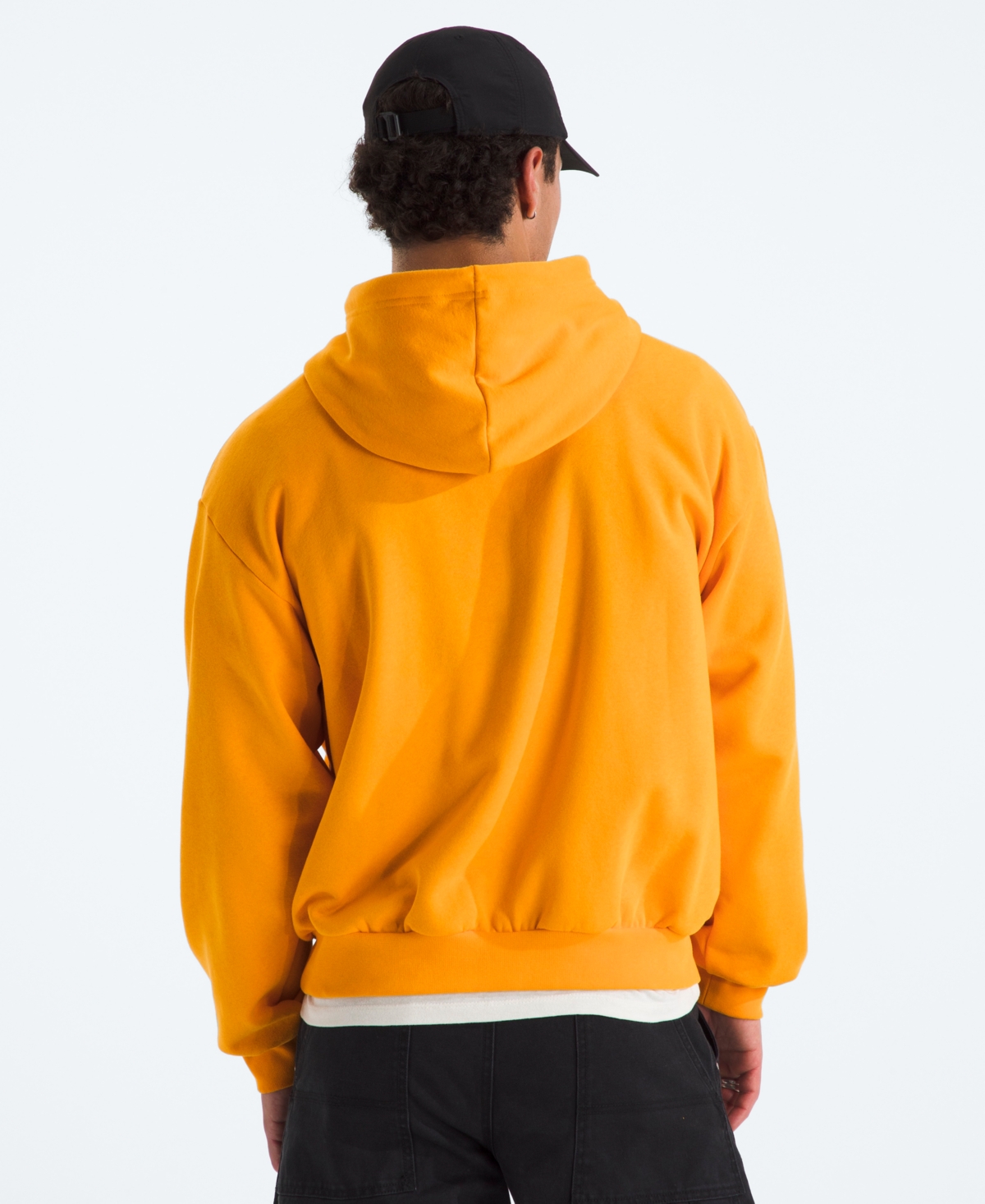 The North Face Men's Evolution Simple Dome Oversized Hoodie In Yellow
