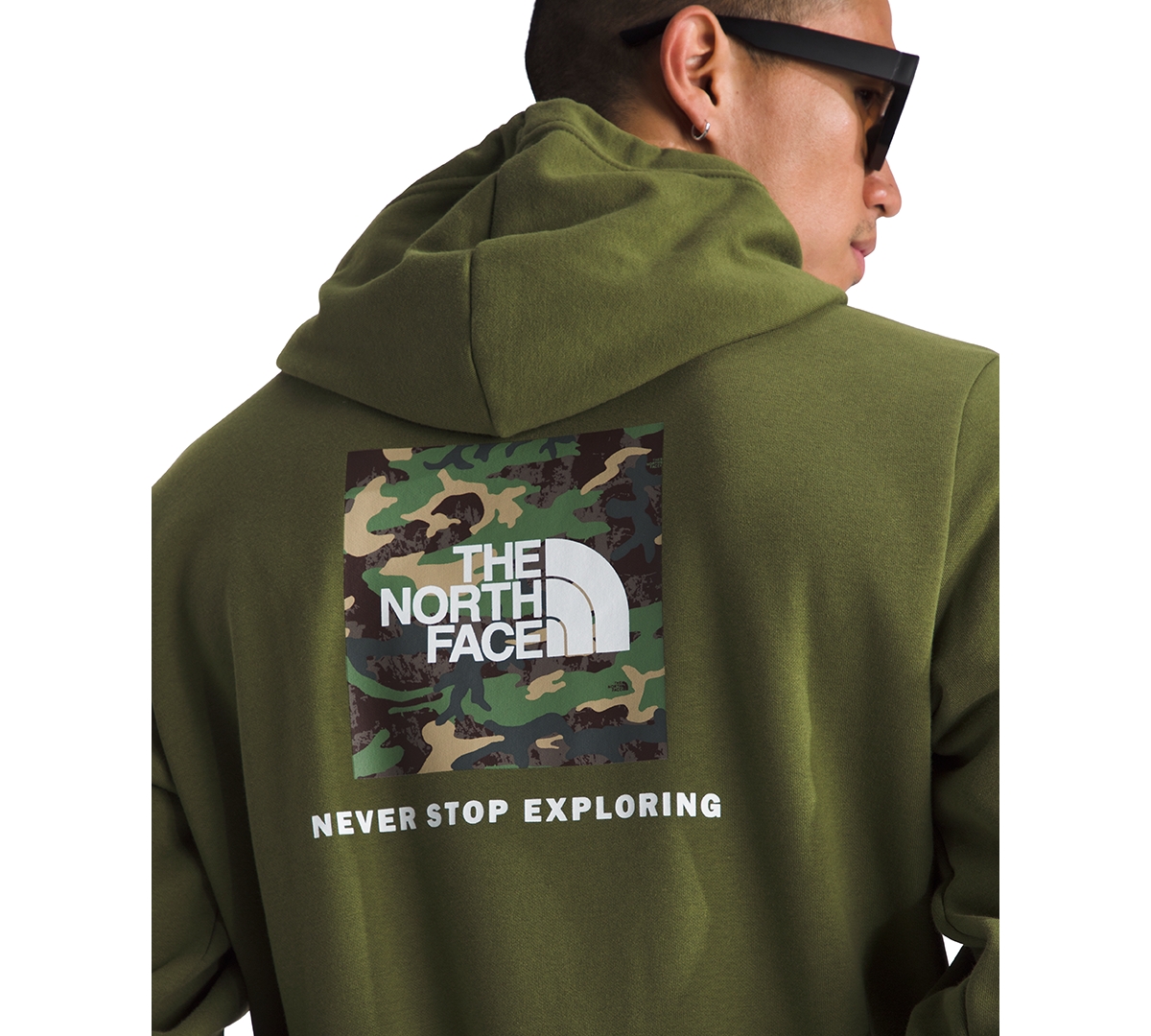 The North Face Men's Evolution Box Camo Fill Graphic Hoodie