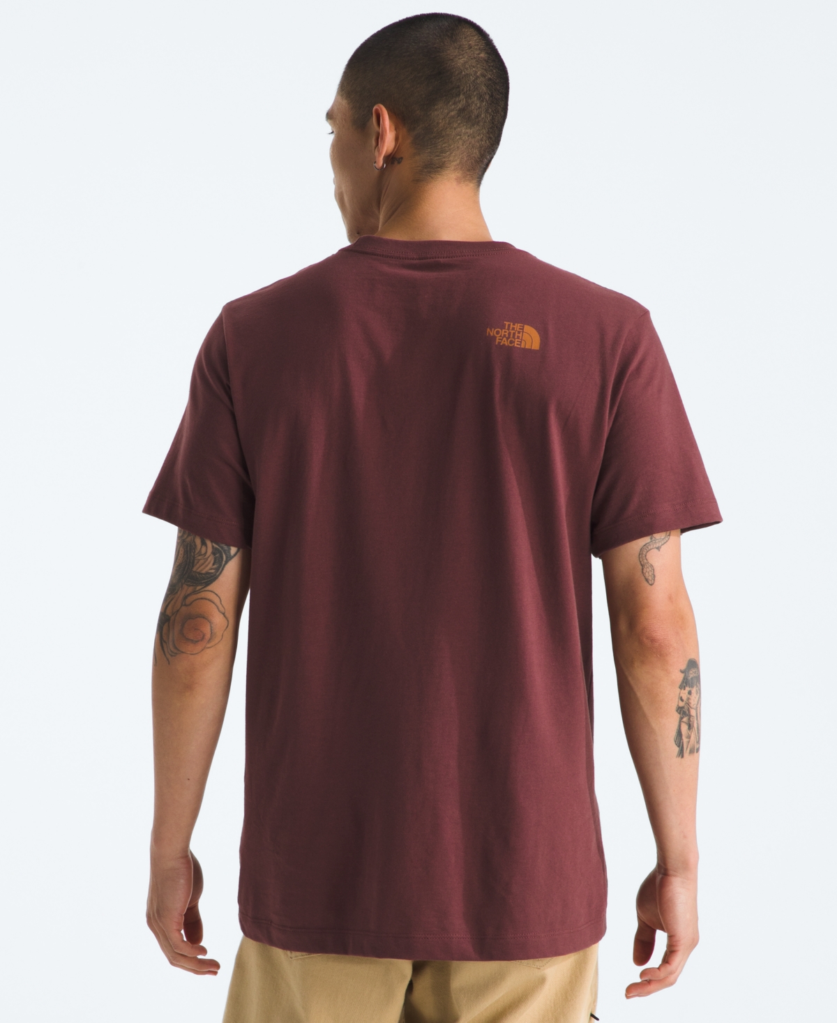 The North Face Men's Evolution Base Short Sleeve Graphic T-shirt In Red