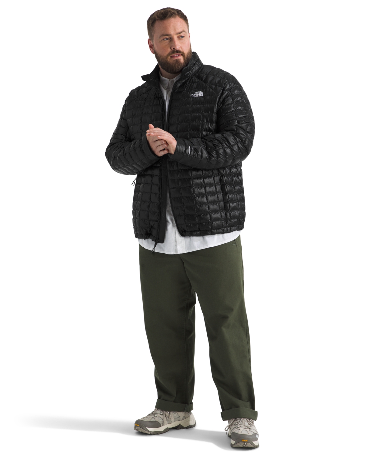 The North Face Men's Big Thermoball Jacket In Black