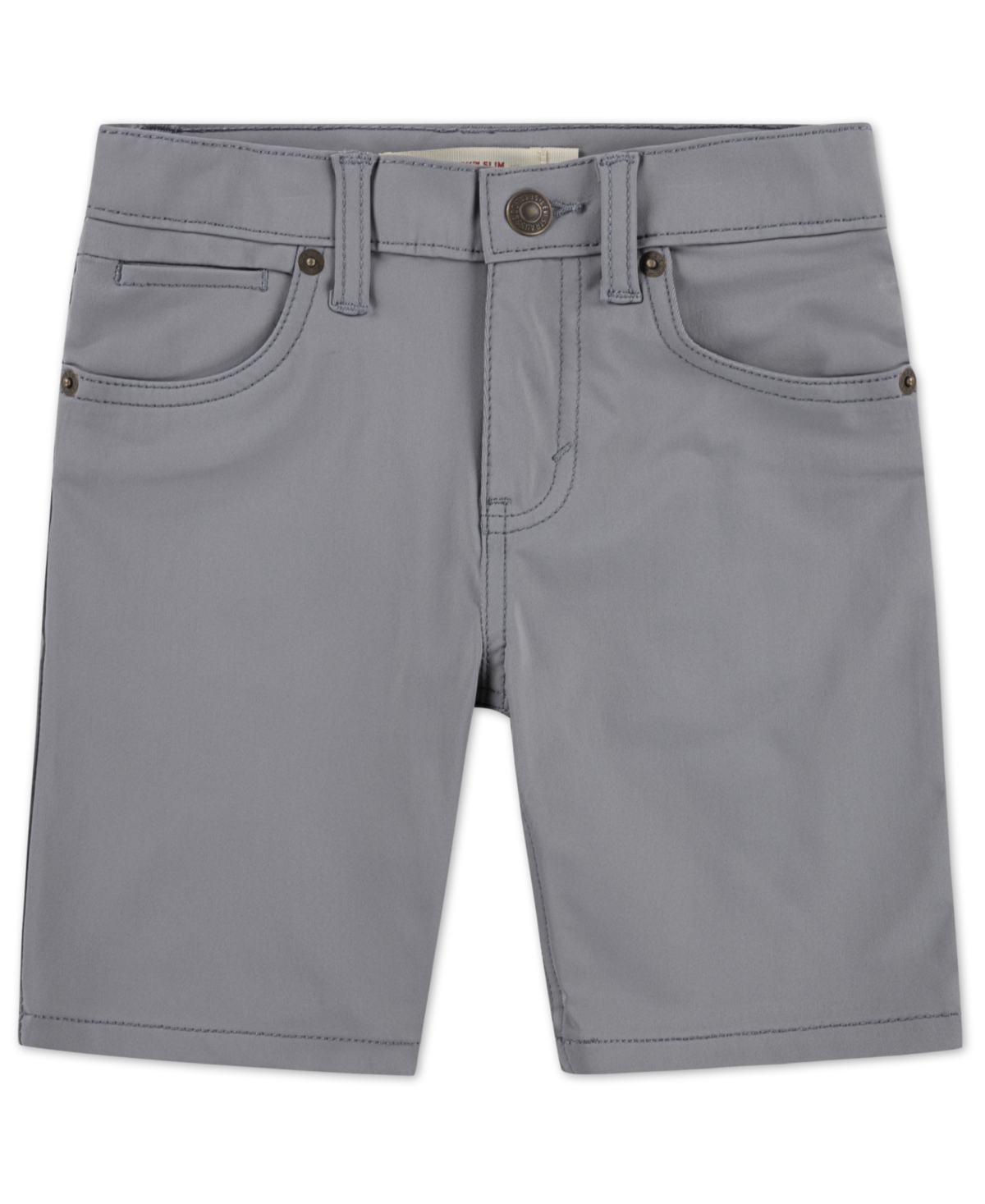 Levi's Big Boys 511 Slim Fit Performance Stretch Shorts In Gray