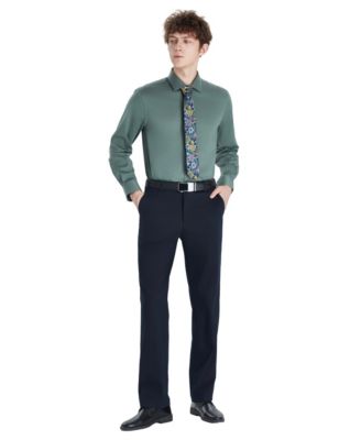 Men's Sateen Solid Dress Shirt