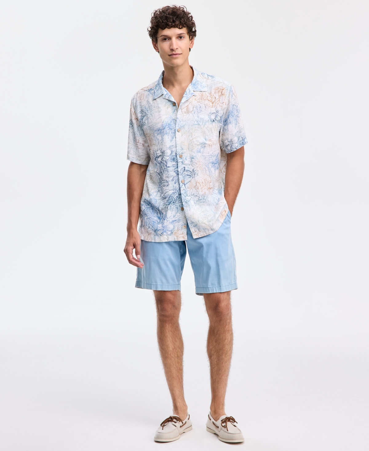 Tommy Bahama Men's Veracruz Cay La Blanca I Shirt In Multi