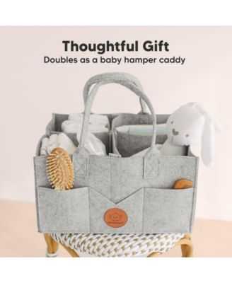 Original Baby Diaper Caddy Organizer, Large Storage Caddy Organizer for Nursery, Changing Table