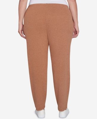 Plus Size Pull On Cozy Hatchi Sweatpants