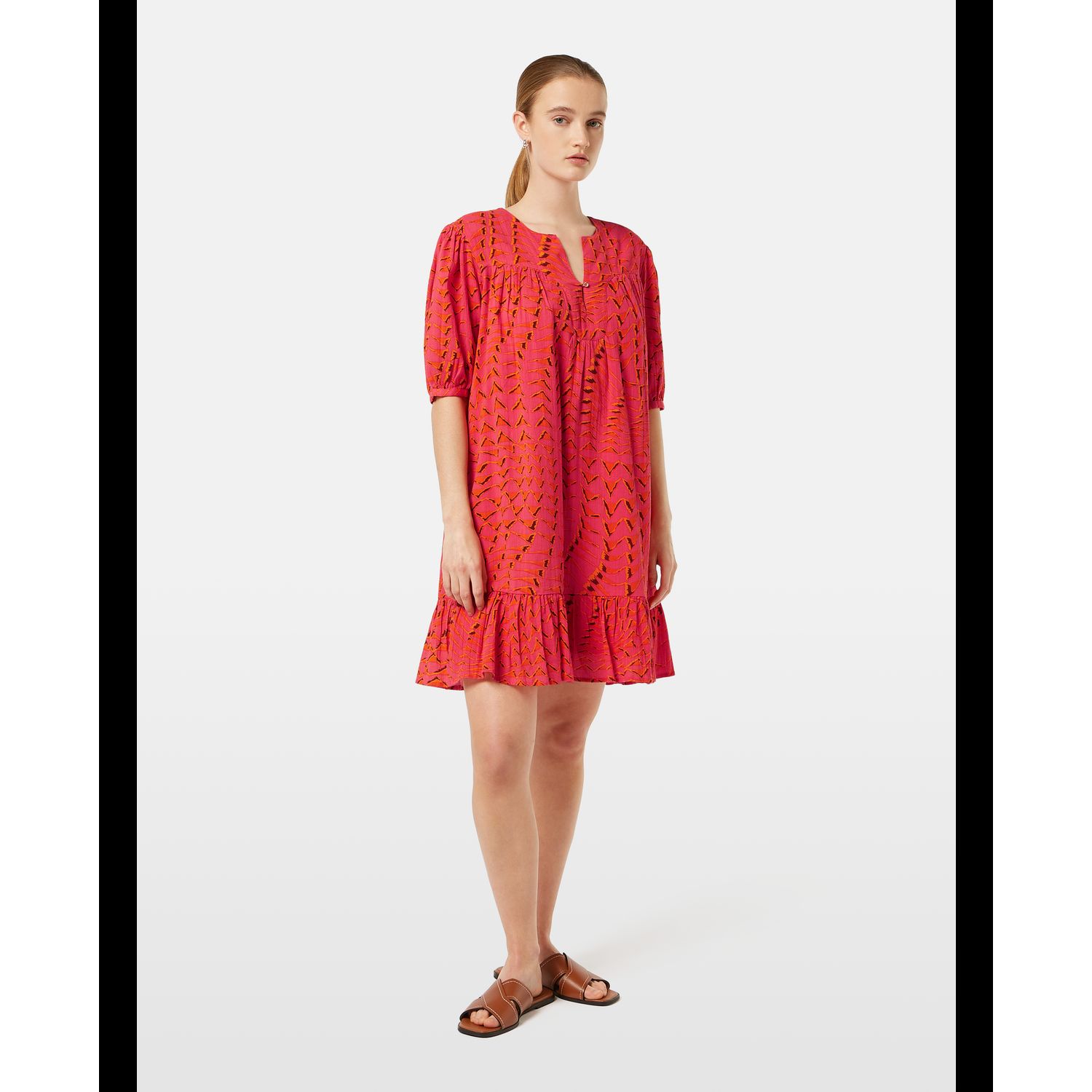 Women's Scotch and Soda Printed Crinkle Mini Dress