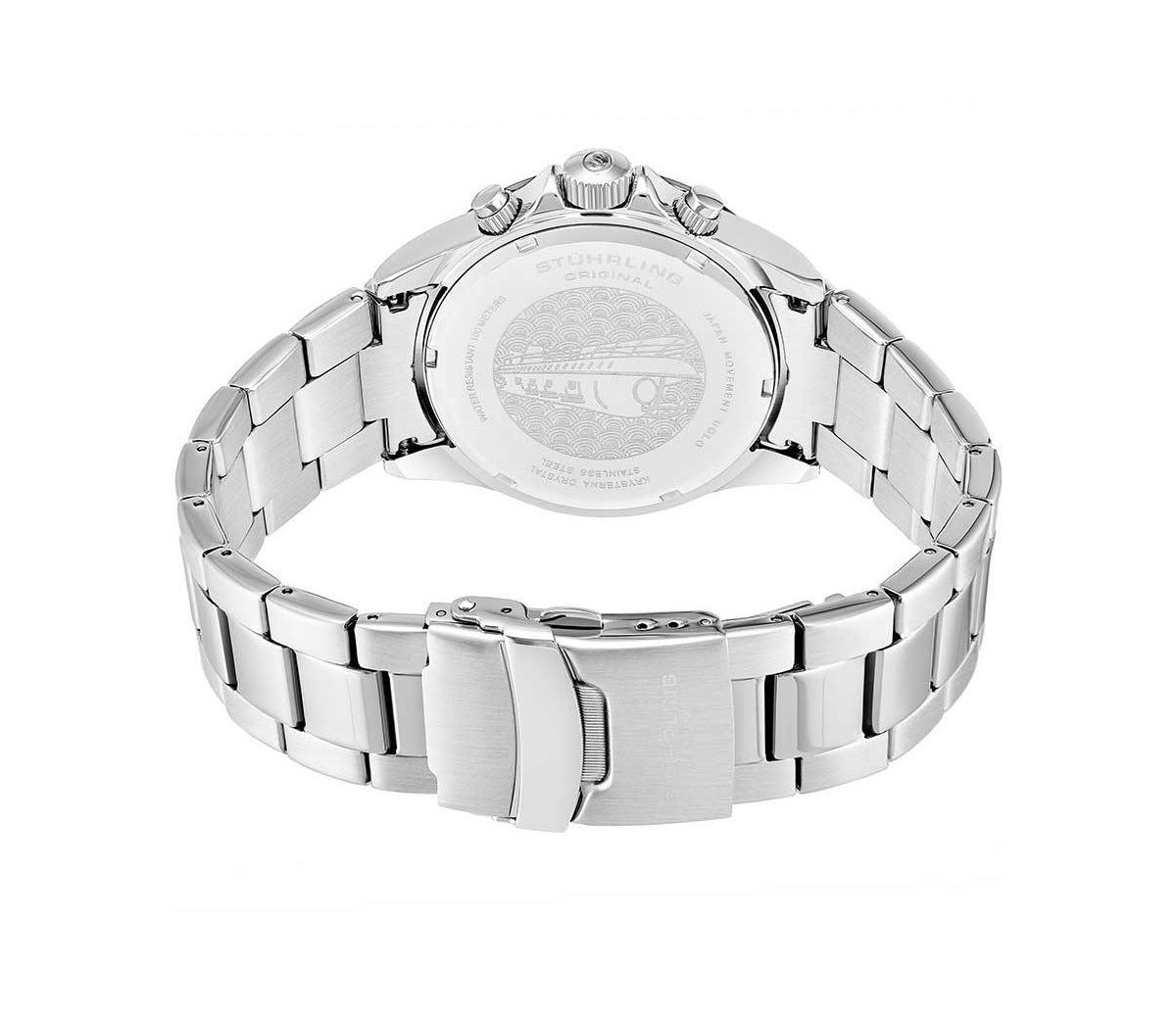 Мужские часы-хронограф Stuhrling 3960 Ice Blue — фото 3