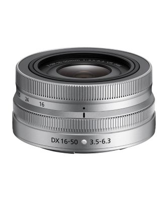NIKKOR Z DX 16-50mm f/3.5-6.3 VR Lens, Silver, Bundle with ProOptic Pro Digital 46mm Multi Coated UV Filter, Cleaning Cloth