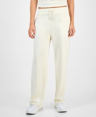 Women's Couture Straight-Leg Velour Pants