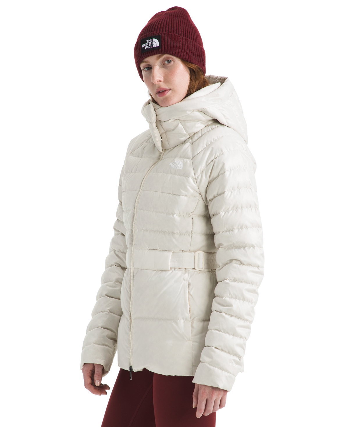 The North Face Ruby Puffer Jacket In White