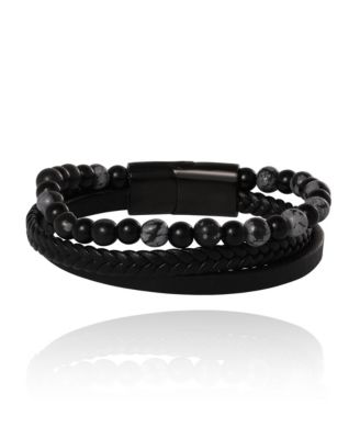 Braided & Beaded Bracelet - 8.5''