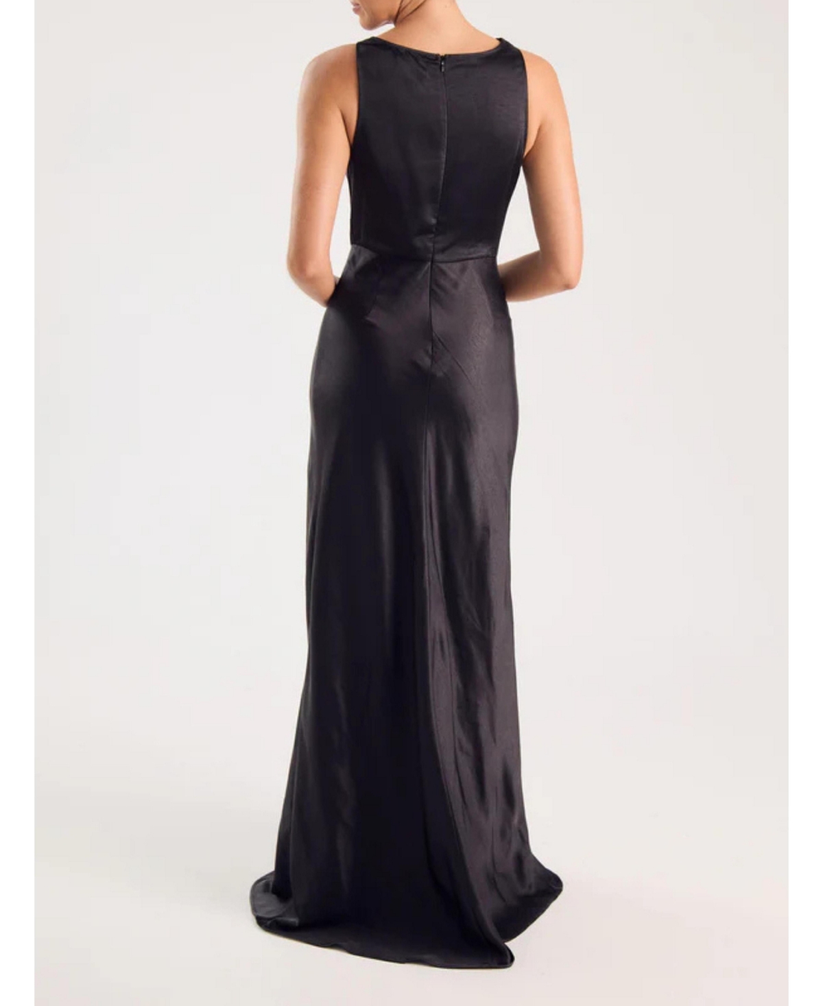 Six Stories Cowl Front Satin Bridesmaid Dress