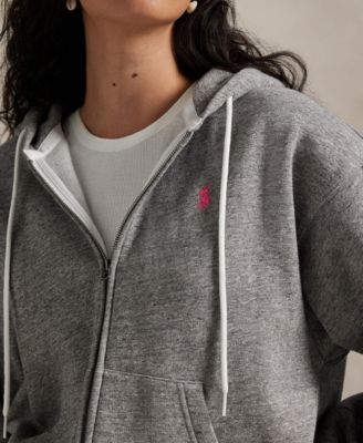 Women's Pink Pony Full-Zip Hoodie