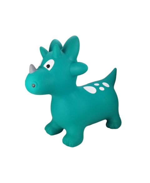 Детские игрушки BounceZiez Inflatable Bouncy Ride-On Hopper W/ Pump - Dino, цвет: Зелёный