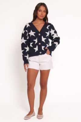 Sailor Star Knit Cardigan - Navy