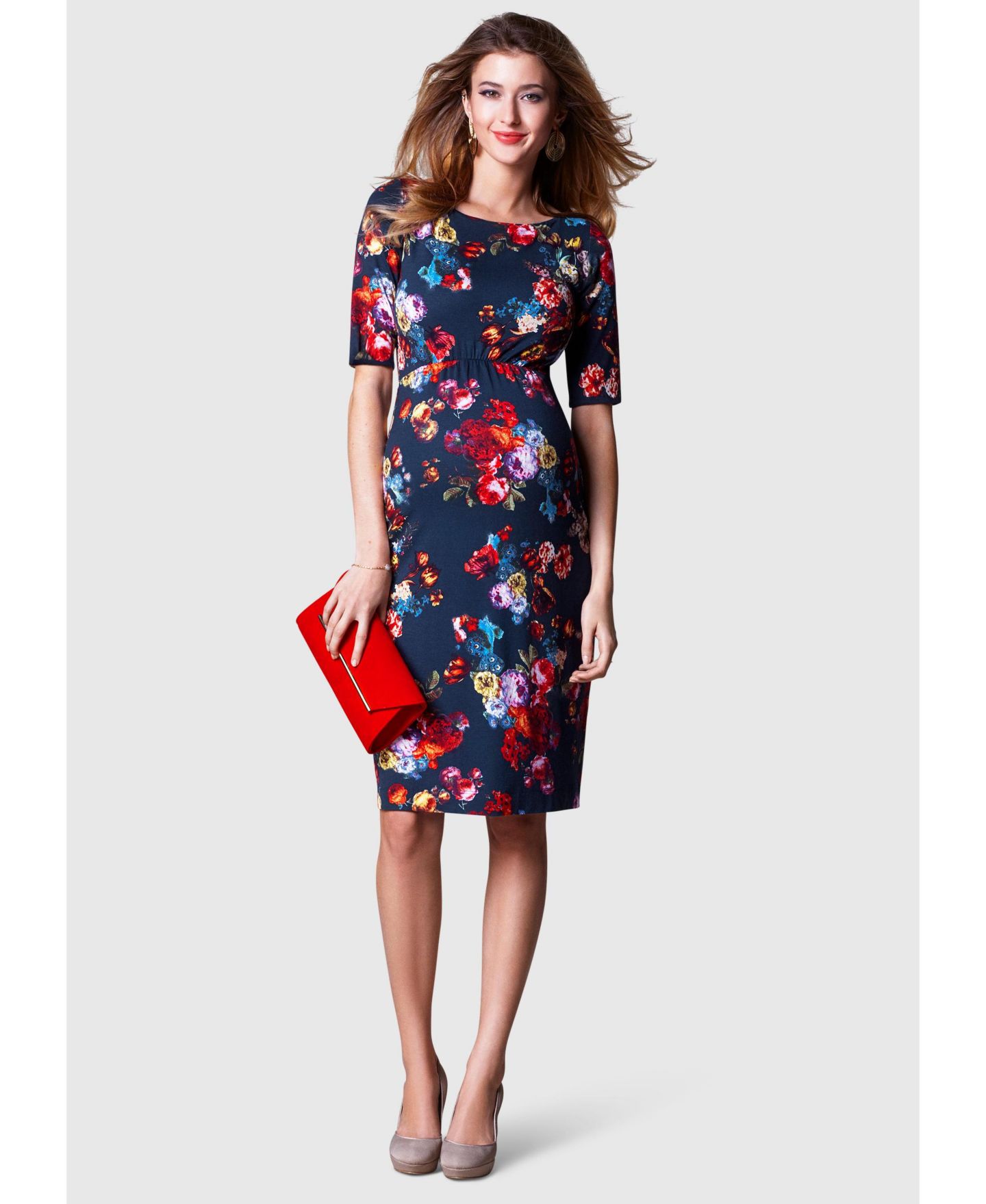 Женское платье Tiffany Rose Maternity Tiffany Rose Anna Shift, цвет: Тёмно-синий — фото 1