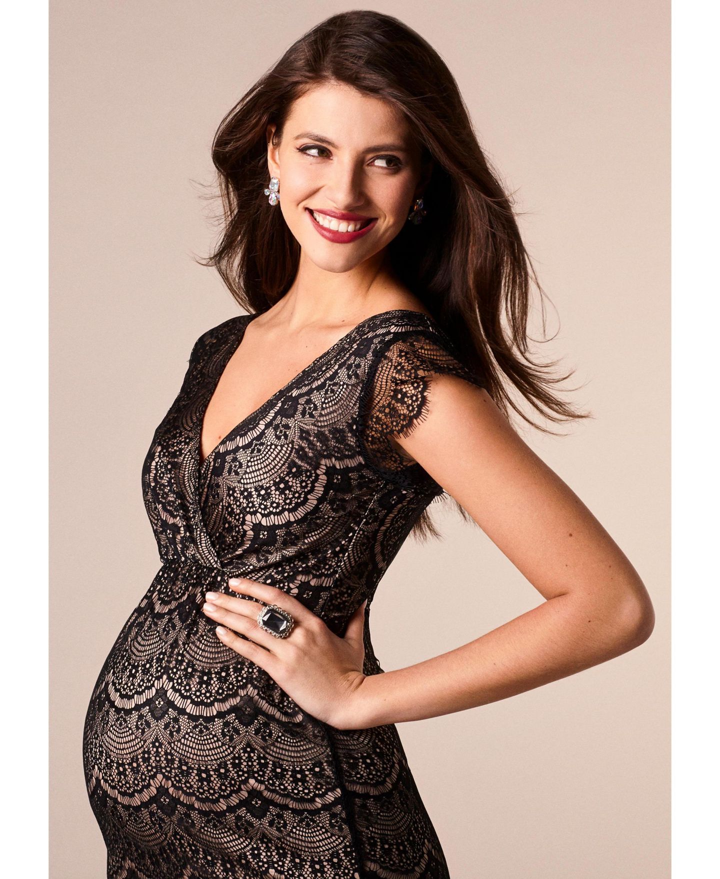 Женское платье Tiffany Rose Maternity Maternity Tiffany Rose Imogen Shift, цвет: Чёрный — фото 6