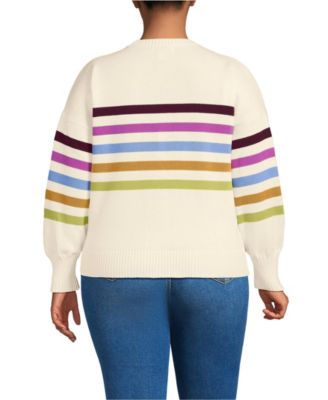 Plus Size Drifter Jersey Crewneck Sweater