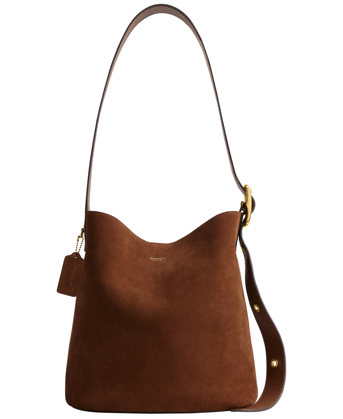 Coach Women's Bleecker Suede Medium Bucket Bag