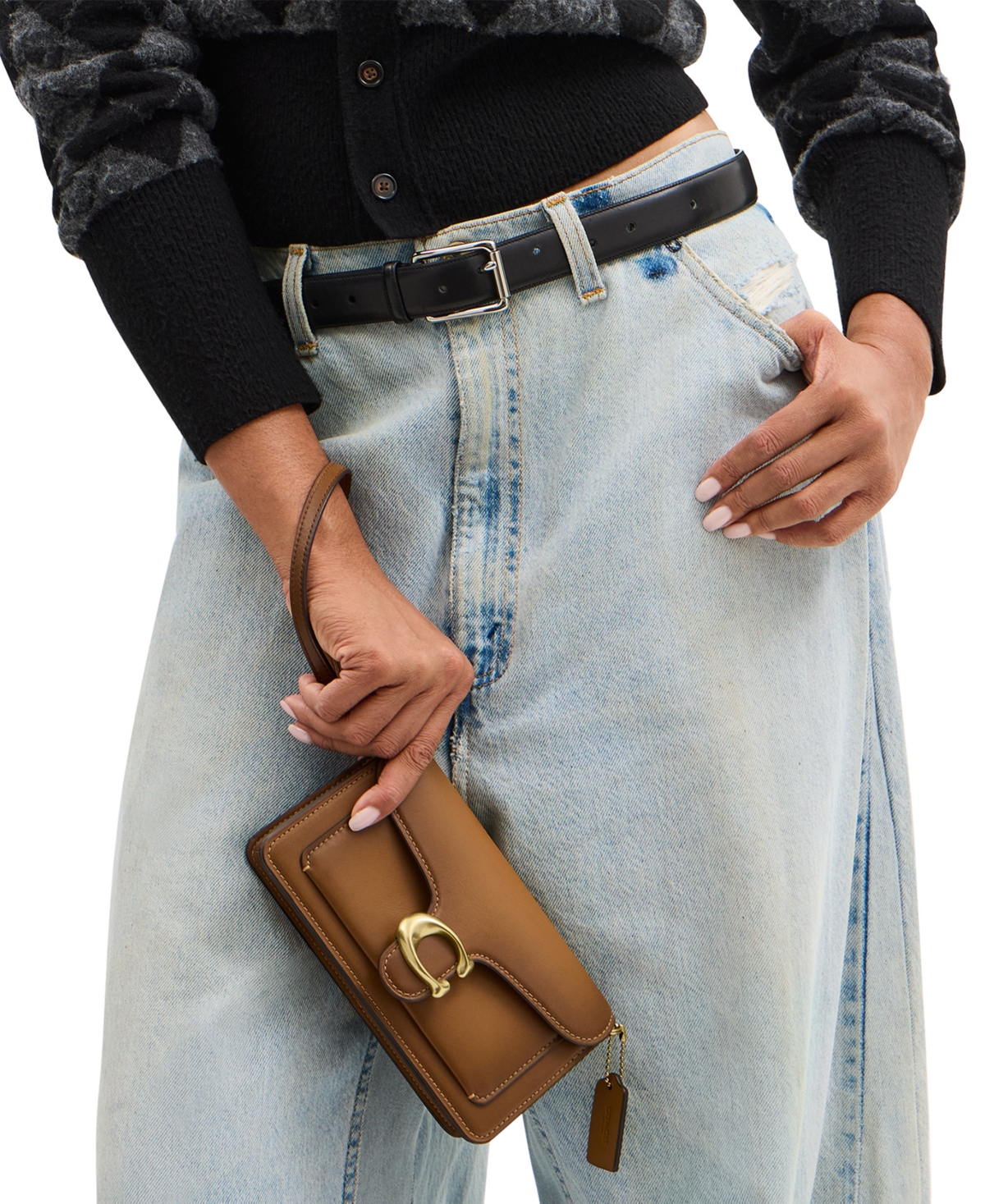 Coach Tabby Mini Leather Crossbody Bag