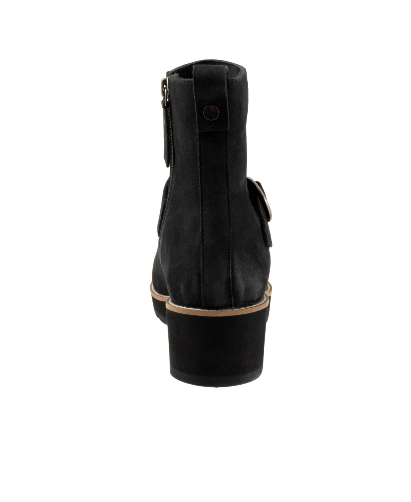 Женские ботинки SoftWalk Westland Boot, цвет: Чёрный нубуковый — фото 5