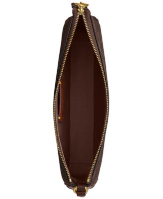 Plaza Small Signature Canvas Shoulder Bag