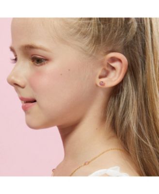 Petit Bubble Earrings in Rose