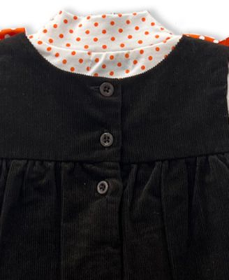 Baby Girls' Long Sleeve Top and Turkey Jumper, 2-Piece Set