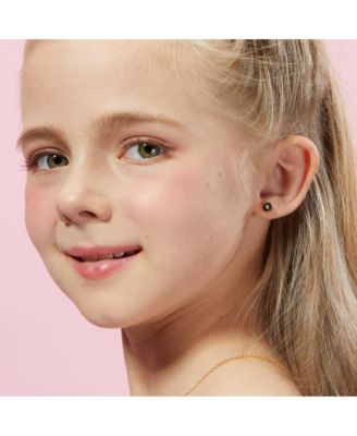 Petit Bubble Earrings in Black