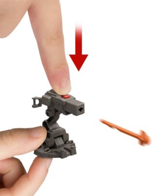 Rebirth Launch 'N Battle Vehicle with 1 Human and 1 Raptor Figure